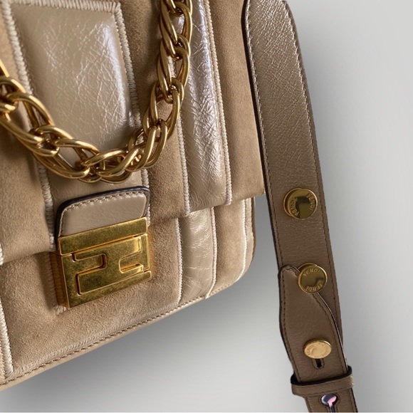 Fendi Amido Nude Kan U Crossbody Bag - Picture 7 of 17